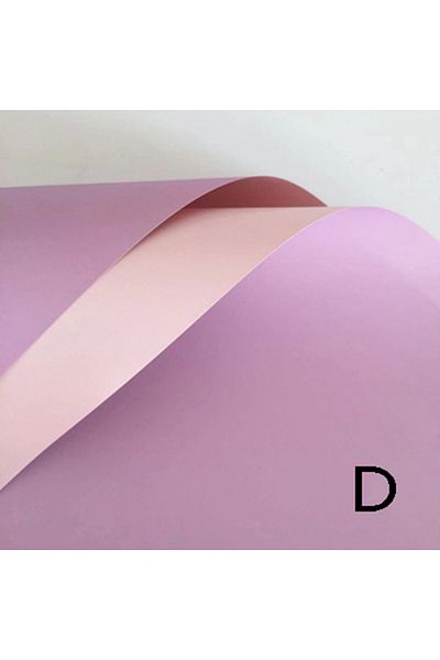 Choice D 20pcs Flower Wrapping Paper Double Color Gifts Bouquet Packaging Paper Wedding Birthday Party Mot.
