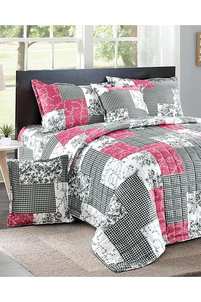Generic 4 Pieces Floral Comforter Set For All Season Single Size 160X210Cm Velvet Bedding Set