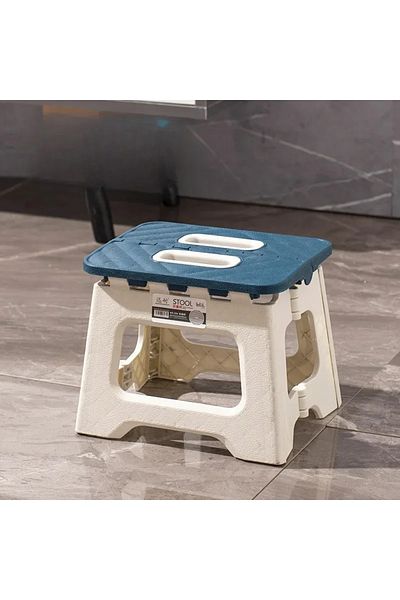 Choice C 1pcs Lightweight Folding Step Stool Multi Purpose Handheld Thickened Footstool Non-Slip Plastic .