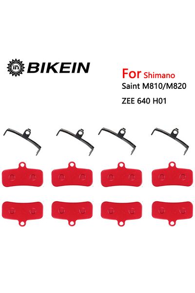 Choice ceramics-4 Pairs 4 pairs Resin/ceramic/Full metal Bike Disc Brake Pads Suit for Shimano Saint M810 M