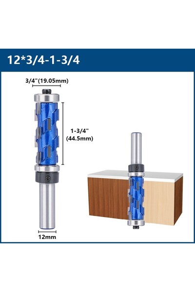 Choice3 لقمة راوتر حلزونية مزدوج المحمل، مقاس 12 مم × 44.5 مم، مصنوعة من كربي...