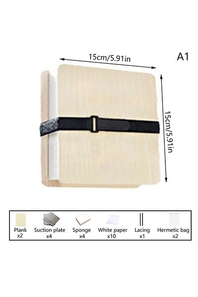 Choice A1 Leaf Pressing Kit DIY Press Flower Machine Tool Nature Wooden Dried Book Drying Preservation DIY