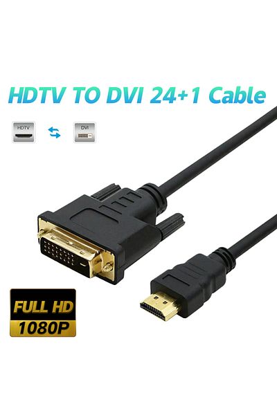 Choice كابل 3 متر DVI إلى HDTV كابل HD إلى DVI 24 1 ذكر إلى ذكر HDTV محول كابل فيديو رقمي لأجهزة الكمبيوتر المحمولة