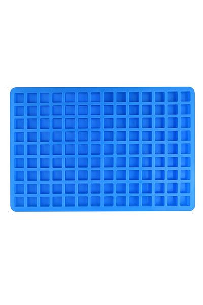 Choice 001blue-1pc 1/3pcs 126 cavity square candy silicone mold mini chocolate, hard candy, ice cubes, pudd