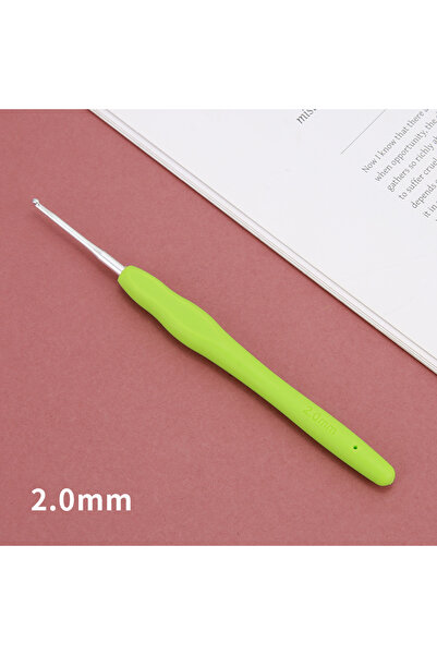 Choice 2.0mm random color 2/2.5/3/3.5/4/4.5/5/5.5/6/6.5/7/8/9/10mm DIY Crochet Hooks Plastic Handle Knittin