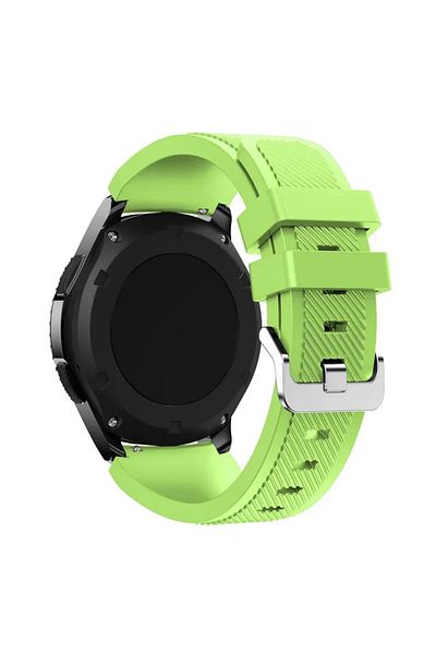 Choice 22mm Light Green 20 22mm Silicone Strap for Samsung Galaxy Watch 7/6/5/4 40 44mm/6 Classic /5 Pro Br