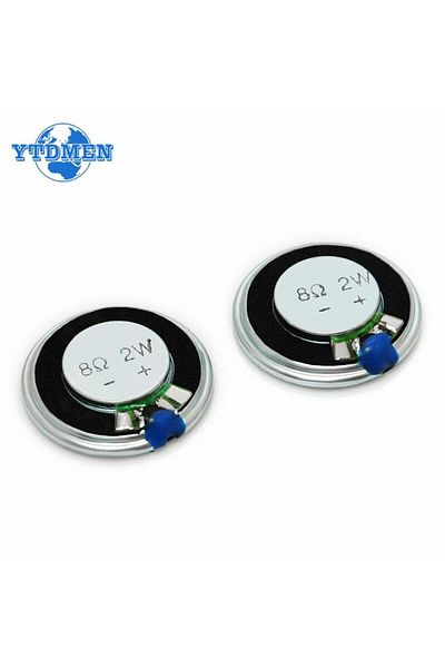 YTDMEN 5PCS 2W 8R Speaker Mini Ultra-thin Horn Speaker Diameter 40MM 4CM, 2 Watt 8 Ohm Loudspeaker for A...