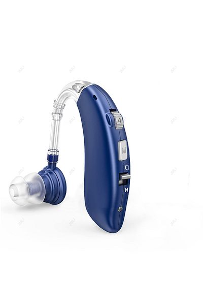 Choice Blue 1 pcs Rechargeable Digital Hearing Aid Adjustable Tone 2024 Best Sound Amplifier Portable Deaf