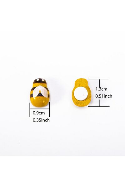 Choice 100pcs Self-adhesive Yellow Bumble Bee and Red Ladybird Stickers Wood DIY Ladybug Crafts Wedding ...