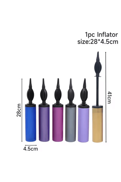Choice مضخة بالونات من قطعة واحدة على شكل حرف B بألوان عشوائية، مضخة هواء عال...