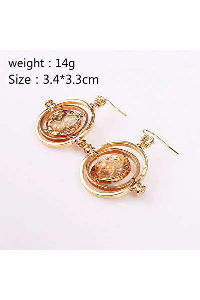 Choice أقراط E00019-01 أنيقة ومبتكرة على شكل ساعة رملية للوقت، هدية عيد الحب ...