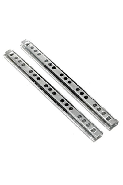 Choice 10 inch 2PCS Kitchen Cupboard Drawer Slides Furniture Guide Rail Full Extension Parts Width 17mm Col