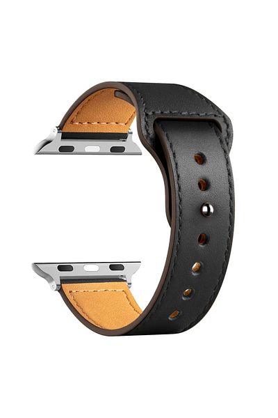 Choice 49mm 42mm 44mm 45mm Black 3 Leather Strap For Apple Watch Band Ultra 2 49mm 44mm 40mm 38mm/42mm Spor