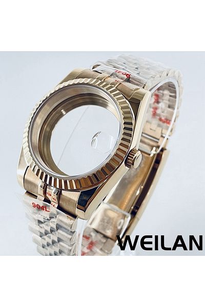 ANGLANG 40mm NH34 NH35 NH36 Rose Gold A1 36mm 40mm Silver Black Gold RoseGold NH34 NH35 NH36 NH38 NH39 NH70