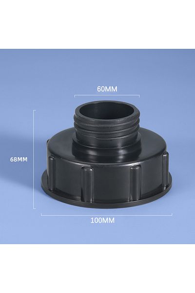 WHPHous IBC Adapter S100xS60 To Dn100 Reduce S60 IBC Tank Connector Adapter Ton Barrel Accessories Valve ...