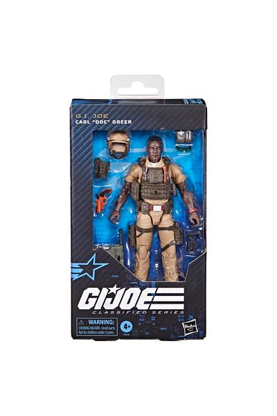 Choice IN BOX Original 6 Inch G.I. Joe GI Joe Classified Series #122 Carl Doc Greer Action Figure Collectib