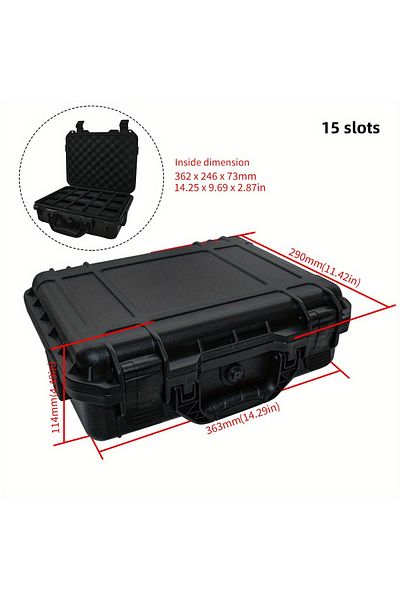 Choice 15 Slots 8/15 Slots Waterproof Watch Box,Collection Watch Antique Portable Moisture-proof Mildew-pro