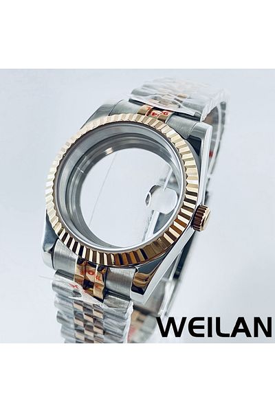 ANGLANG 36mm NH34 NH35 NH36 Silvery Rose A1 36mm 40mm Silver Black Gold RoseGold NH34 NH35 NH36 NH38 NH39 NH