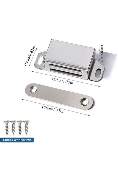 Choice 10pcs Mini Cabinet Magnetic Catch,Door Catch with Strong Magnetic for Cabinet,Stainless Steel for Cu