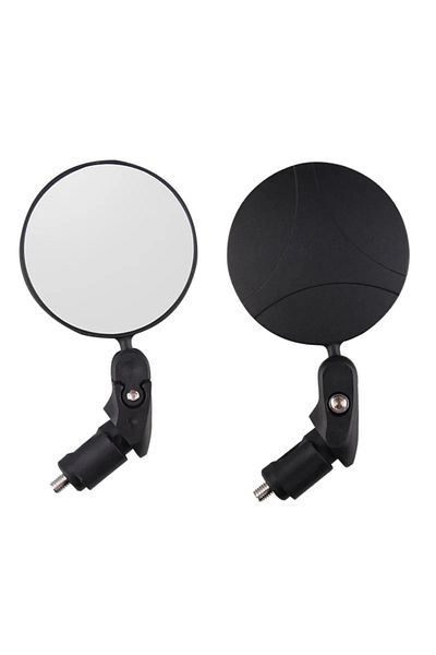 Choice 2 Pcs Diameter 7 cm 1/2PCS Universal Bicycle Rearview Mirror Adjustable Rotate Wide-Angle Cycling Ha