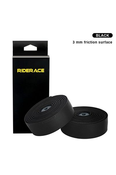 riderace black RIDERACE Road Bike Handlebar Tapes Professional Soft Cycling Wrap Straps Non-slip Comfortable
