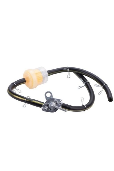 Choice مفتاح تشغيل/إيقاف أسود 6 مم خزان الوقود صمامات بيتكوك فلتر الوقود الداخلي دراجة نارية ترابية ATV سكوتر بنزين Pe