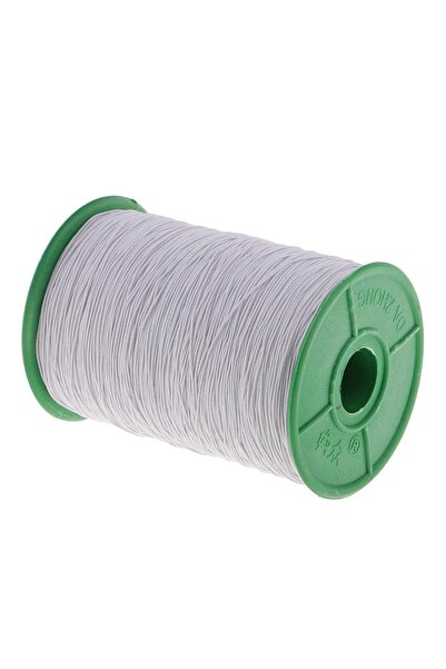 Choice1 White 0.5mm Elastic Stretch Polyester String Cord for Jewelry Making ...