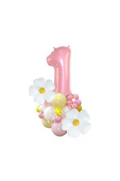 Choice كما هو موضح في الصورة 36 قطعة رقم 1 36 قطعة برج بالونات زهرة الأقحوان ...