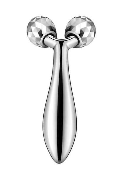 Choice Silver Face Rolling Massager Facial Lift 3d Manual Roller Massager Y Shape 360 Rotating Wrinkle Remo
