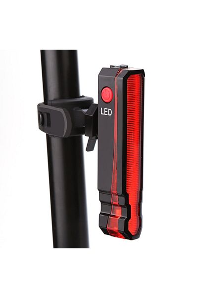 Choice CHINA Red Bike Rear Light Line Warning Lamp Waterproof Seatpost LED Light USB Rechargeable MTB Road