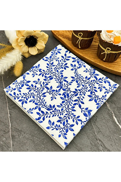 Choice 20 قطعة من مناديل الوجه المربعة السميكة المطبوعة بالألوان مناسبة لطاول...