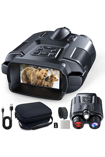 Choice منظار الرؤية الليلية Z095 بدقة 4K وسعة 64 جيجابايت ونظارات الرؤية اللي...