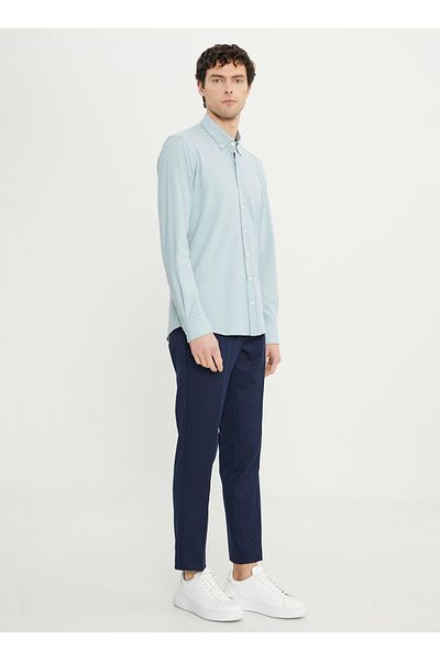 ALTINYILDIZ CLASSICS Guler cu nasturi Slim Fit, Ace 020252157 _Cămașă pentru bărbați pentru animale de companie