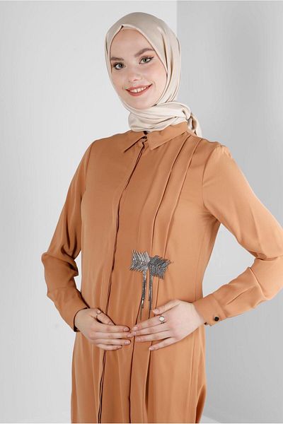 Alvina STONE EMBROIDERY DETAILED TUNIC 43528