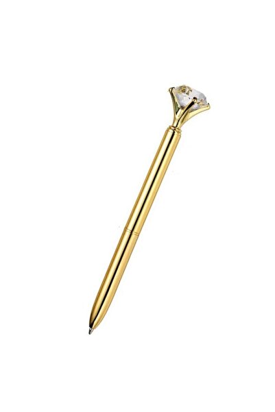 UNICUS Gold Elmas Taşlı Tükenmez Kalem