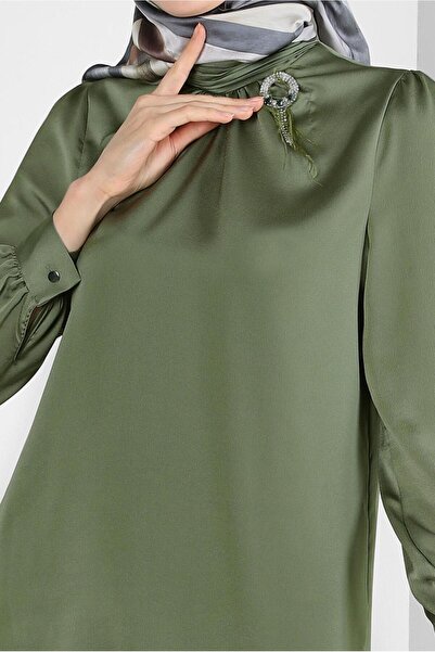 Alvina ΠΕΤΡΙΔΙΚΗ ΛΕΠΤΟΜΕΡΗ ΜΑΝΤΙΚΕΣ ΜΠΛΟΥΖΑ ΜΕ ΚΟΥΜΠΙ 43538