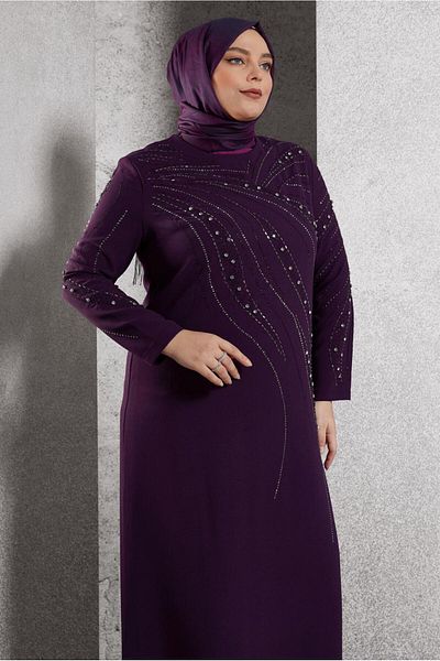 Alvina Rochie de seara cu imprimeu cu piatra 20621
