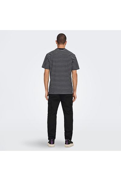 Only & Sons Тениска с райета ONSHENRY REG SS - Schlauchschal NOOS