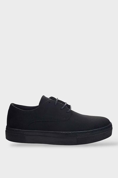 Liger Ανδρικά παπούτσια Nubuck Casual ΜΑΥΡΟ