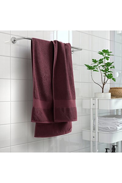 IKEA FREDRIKSJÖN Bath Towel, Deep Red, 70x140 cm – 100% Cotton, 650 g/m² | IKEA