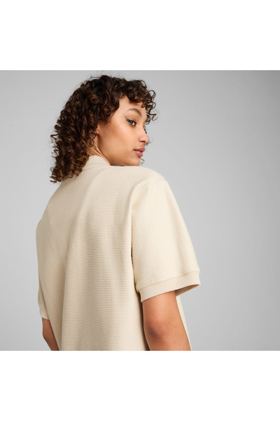 Puma Πολυτελή Βασικά Κρέμα Πόλο Τ-shirt (629670-87)