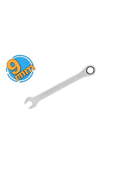 İzeltaş 9 mm Ratchet Combined Wrench