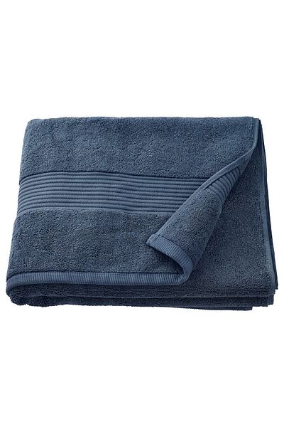 IKEA FREDRIKSJÖN Dark Blue Bath Towel 70x140 cm – 100% Cotton, 650 GSM | IKEA