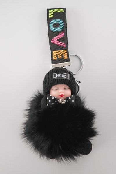 shop Plush Sleeping Doll Keychain - 13 cm