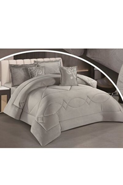 smart home Double Velvet Hotel Bedspread, Fits 200X120cm Bed, 4 Pieces Double Sided Bedspread