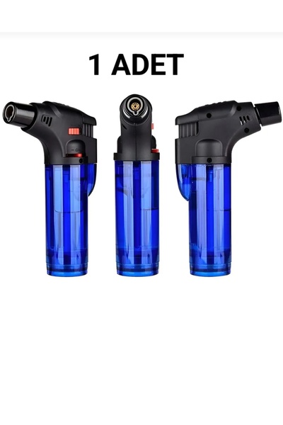 efmues Pürmüz Çakmak doldurabilir mangal nargile çakmağı mavi renk 1 adet