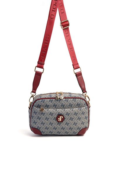 Silver Polo Silver & Polo Grey - Claret Red SP1094 Geantă de damă