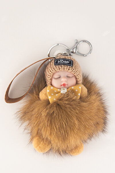 shop Μπρελόκ βελούδινη κούκλα ύπνου - 13 cm