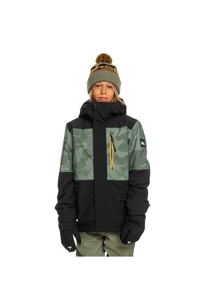 Quiksilver Mission Prınted Block Youth Jk Boy's Snowboard Jacket Eqbtj03155