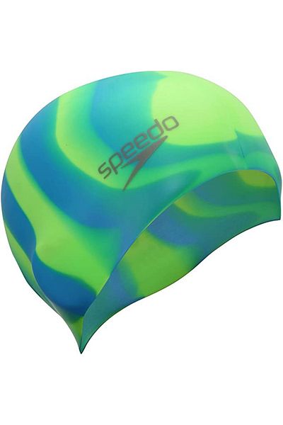 SPEEDO Flat Color Sılc Cap Ju Grn/blu Unisex Παιδικό καπέλο κολύμβησης 8-70993a084